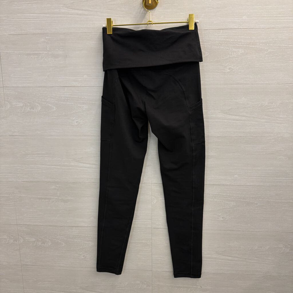 Offline Black Fold Over Leggings Small