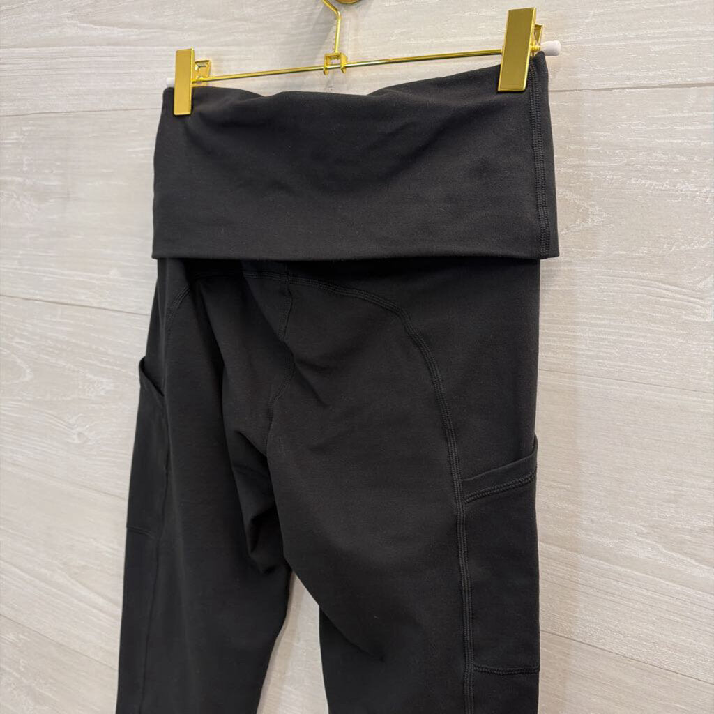Offline Black Fold Over Leggings Small