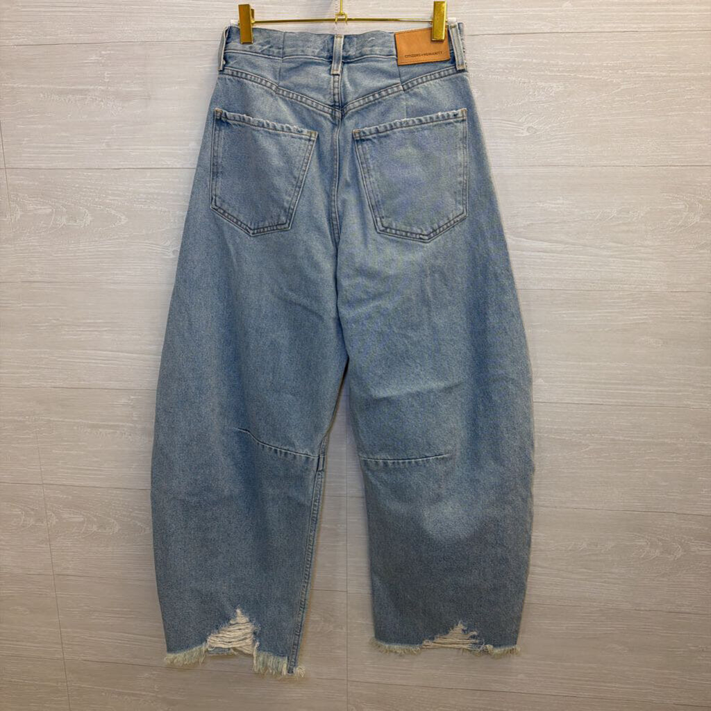 Citizens of Humanity Light Wash Barrel Jeans 25