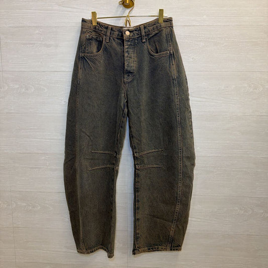 We The Free Washed Blue Barrel Jeans 25