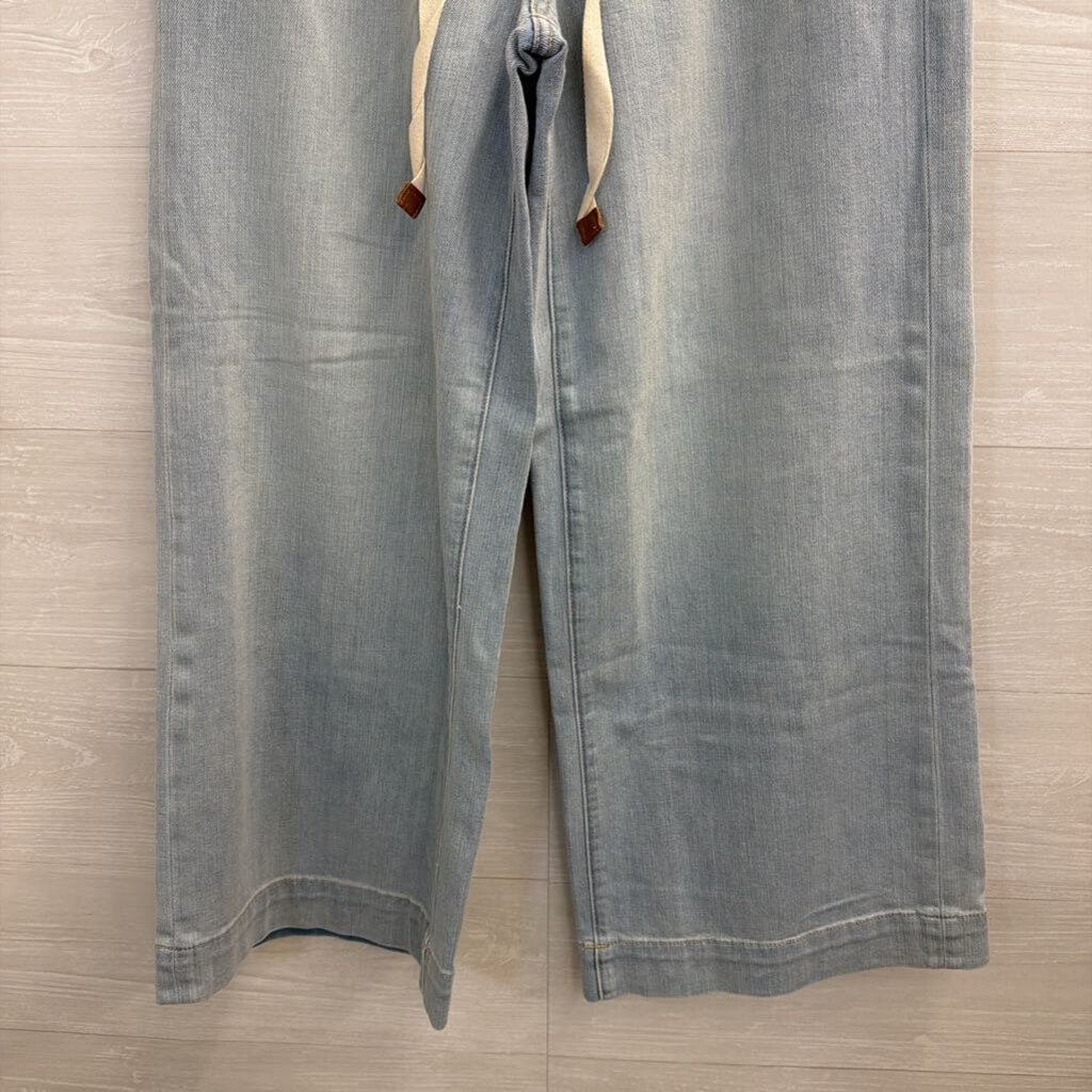 Joe's Jeans Light Wash Tie-Waist Wide Leg Jeans 26