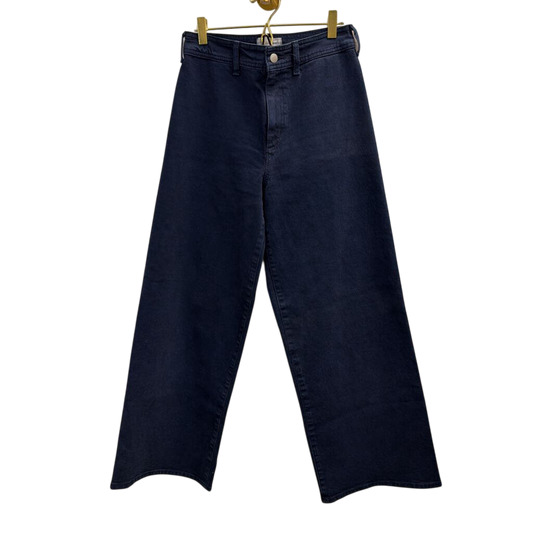 Black Denim Wide Leg Pants 4