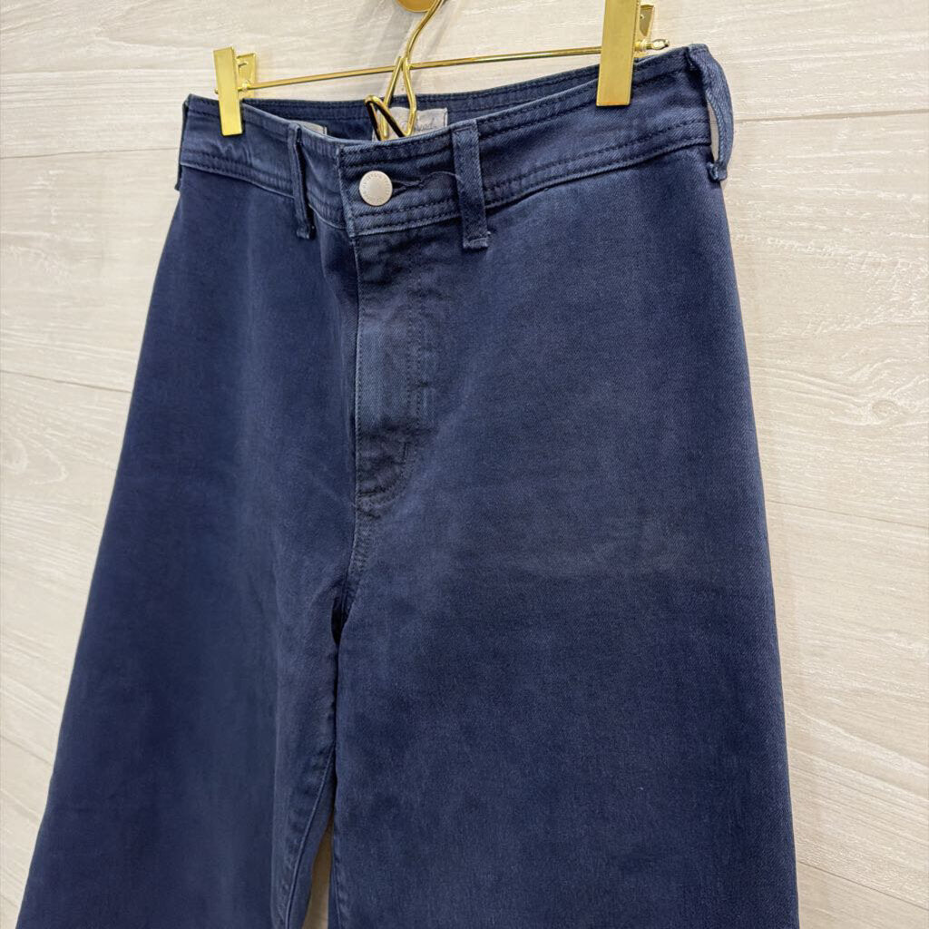 Black Denim Wide Leg Pants 4