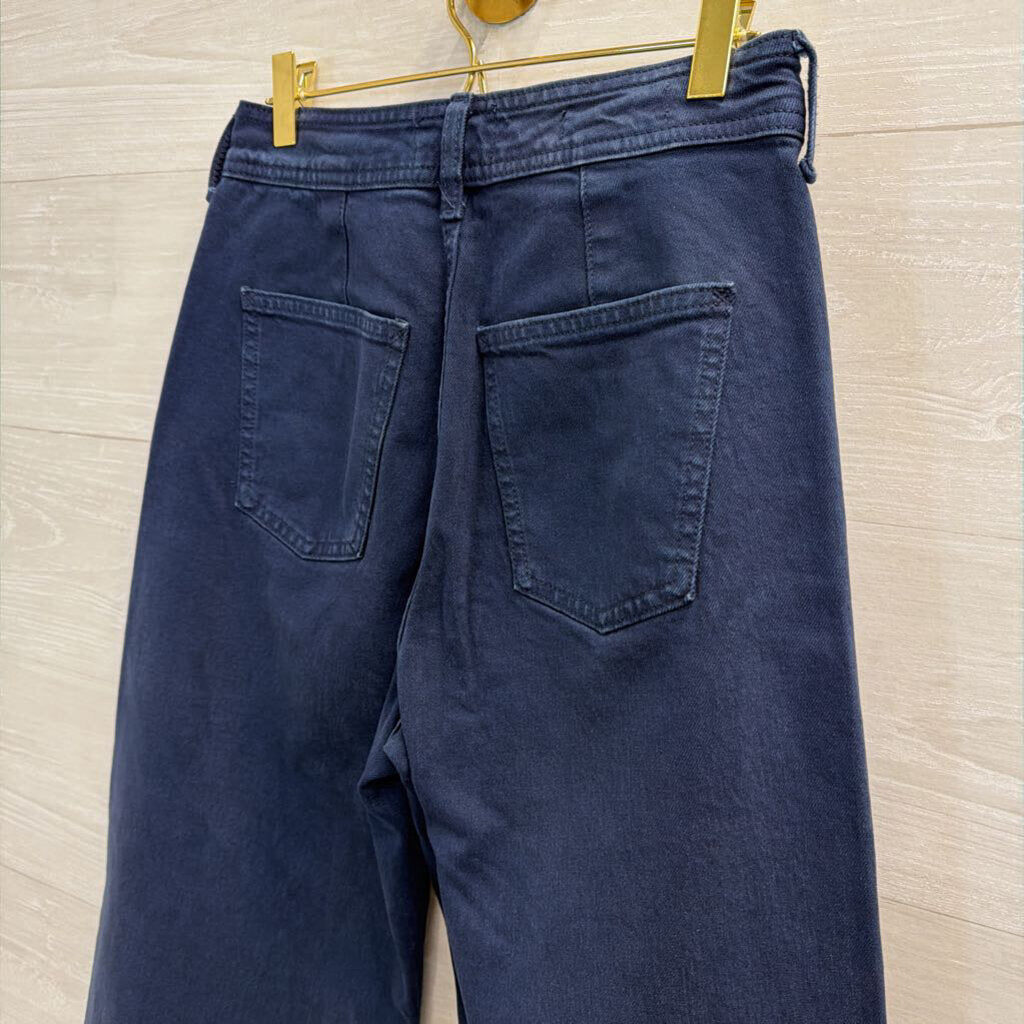 Black Denim Wide Leg Pants 4