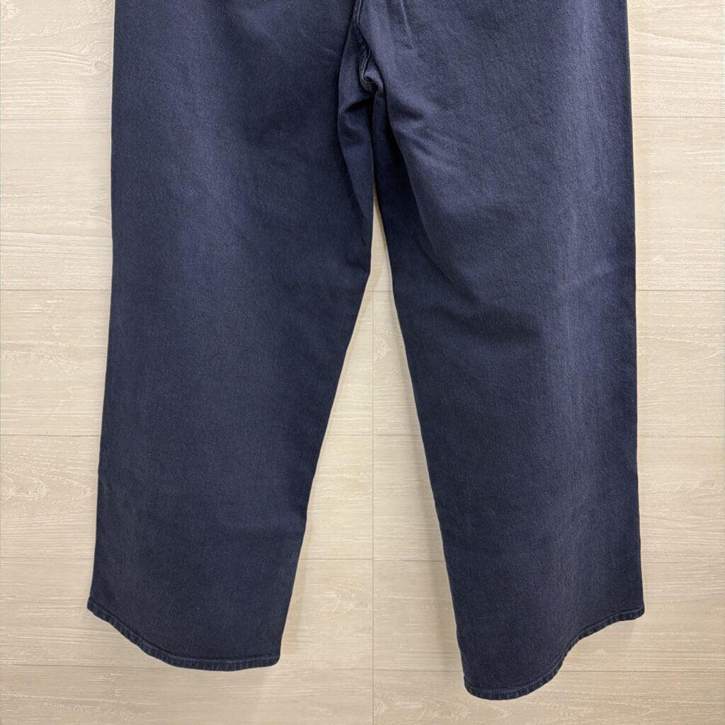 Black Denim Wide Leg Pants 4