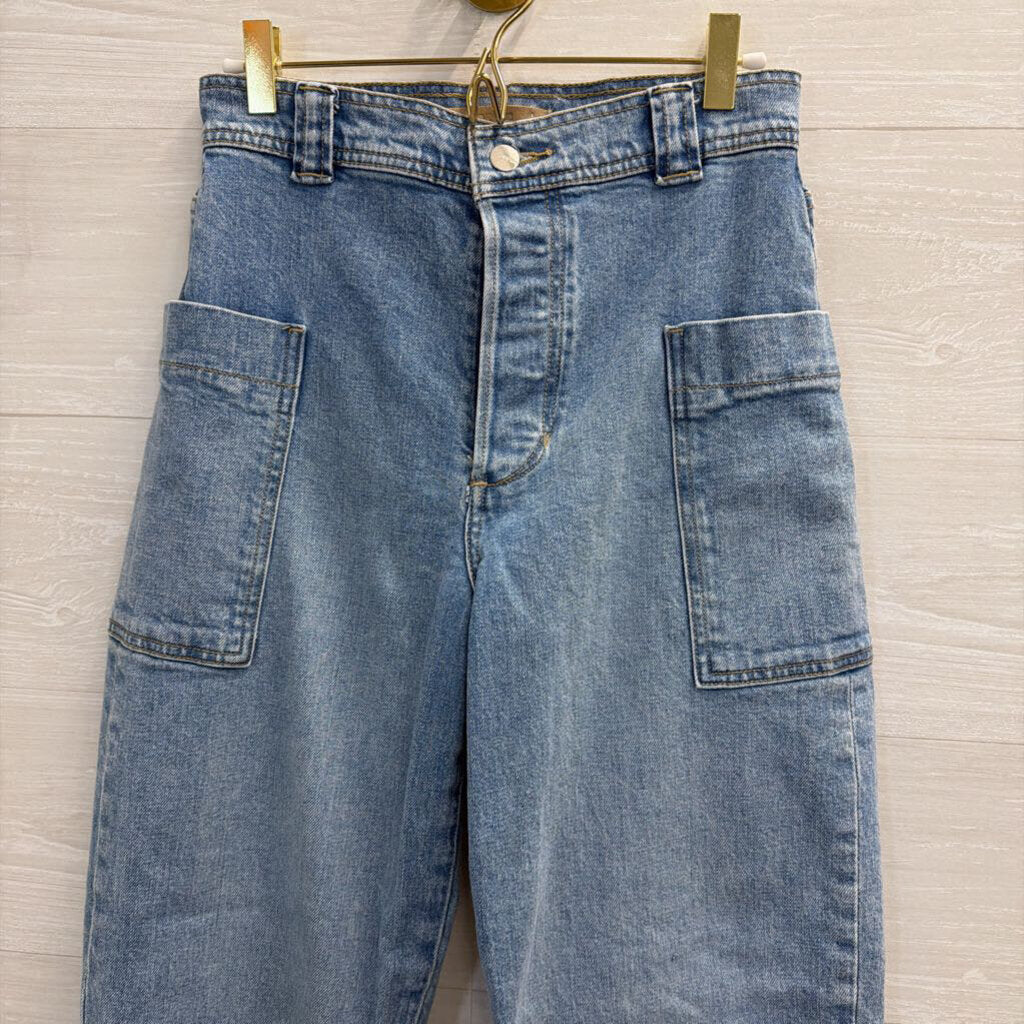 Joe's Jeans Light Wash Utility Pocket Jeans 26