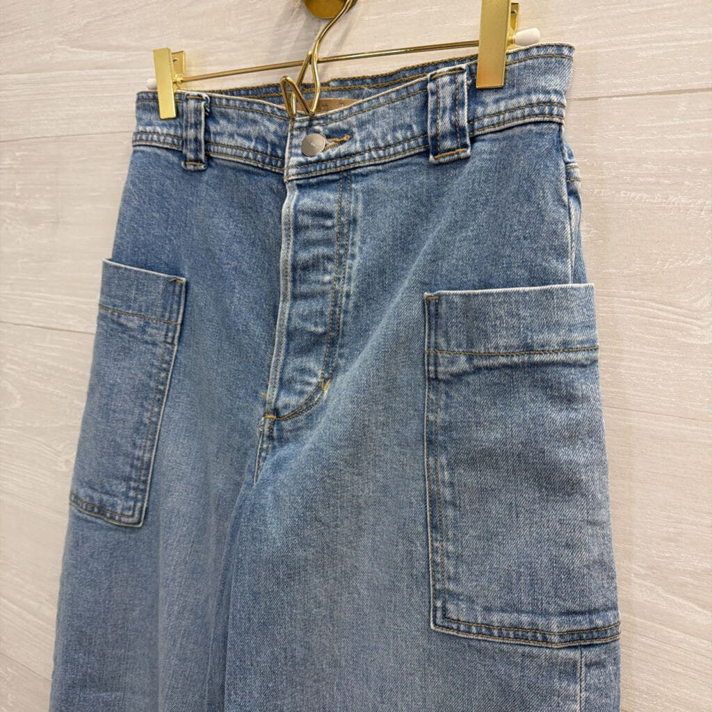 Joe's Jeans Light Wash Utility Pocket Jeans 26