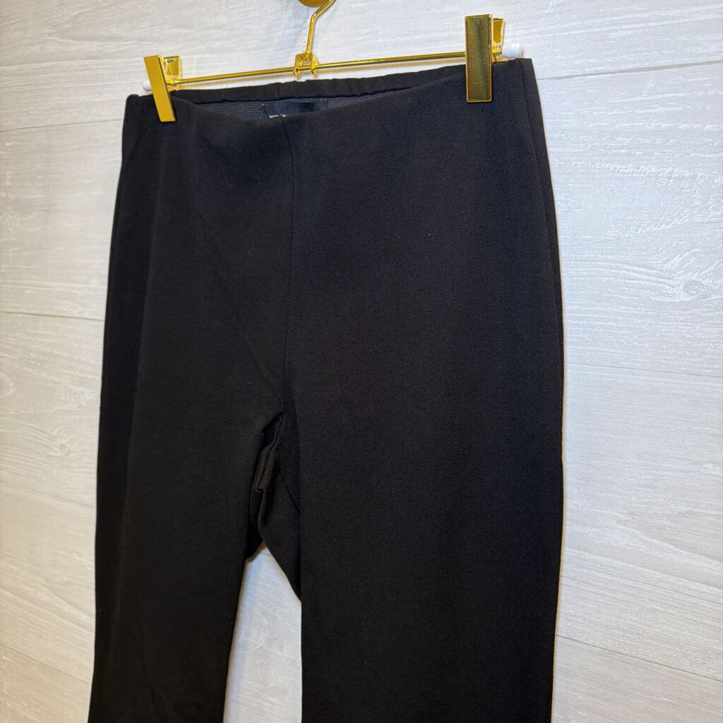 Fifteen Twenty Black Gold-Button Flare Pants Extra Small