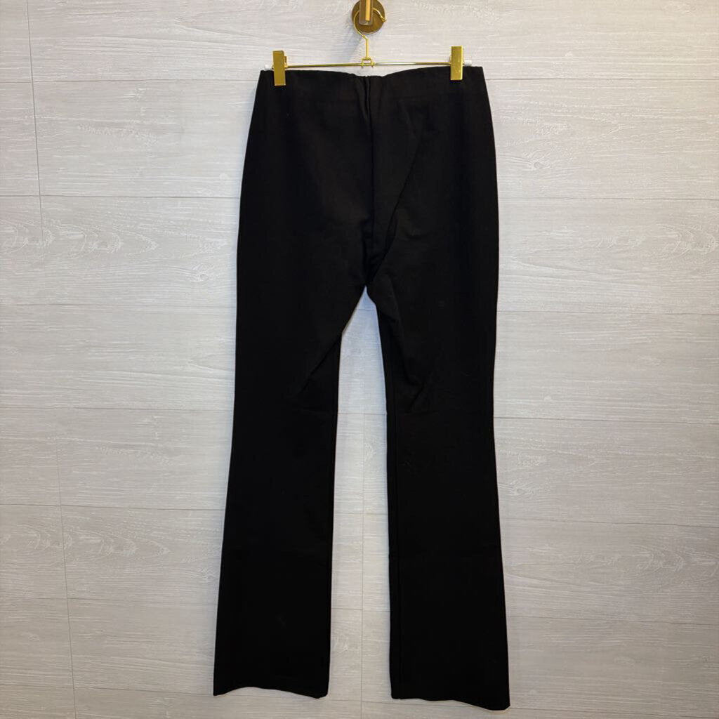 Fifteen Twenty Black Gold-Button Flare Pants Extra Small