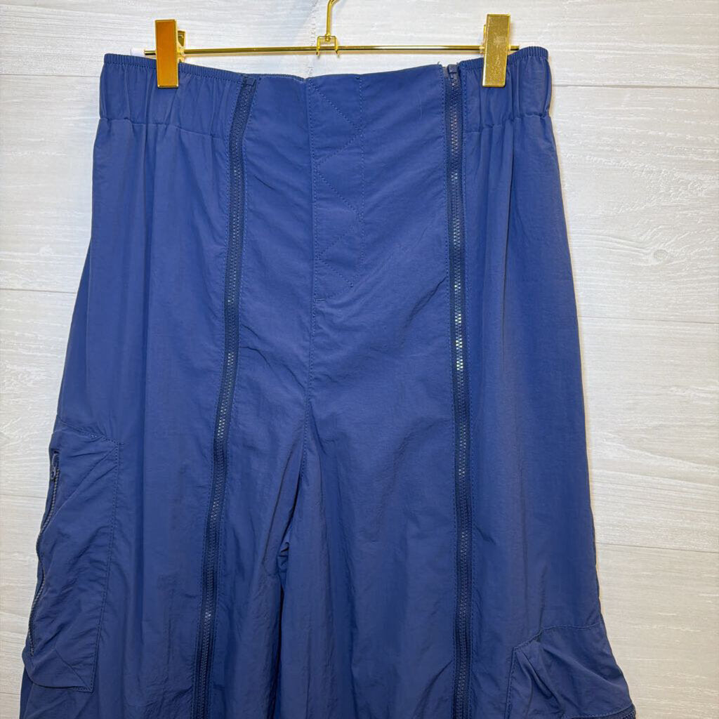 Urban Outfitters Slate Blue Zip Detail Cargo Pants 2