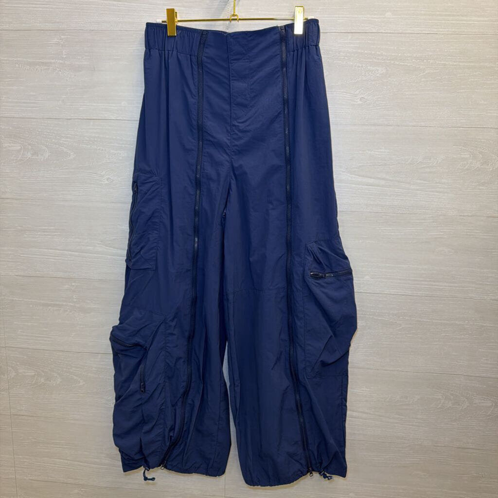 Urban Outfitters Slate Blue Zip Detail Cargo Pants 2
