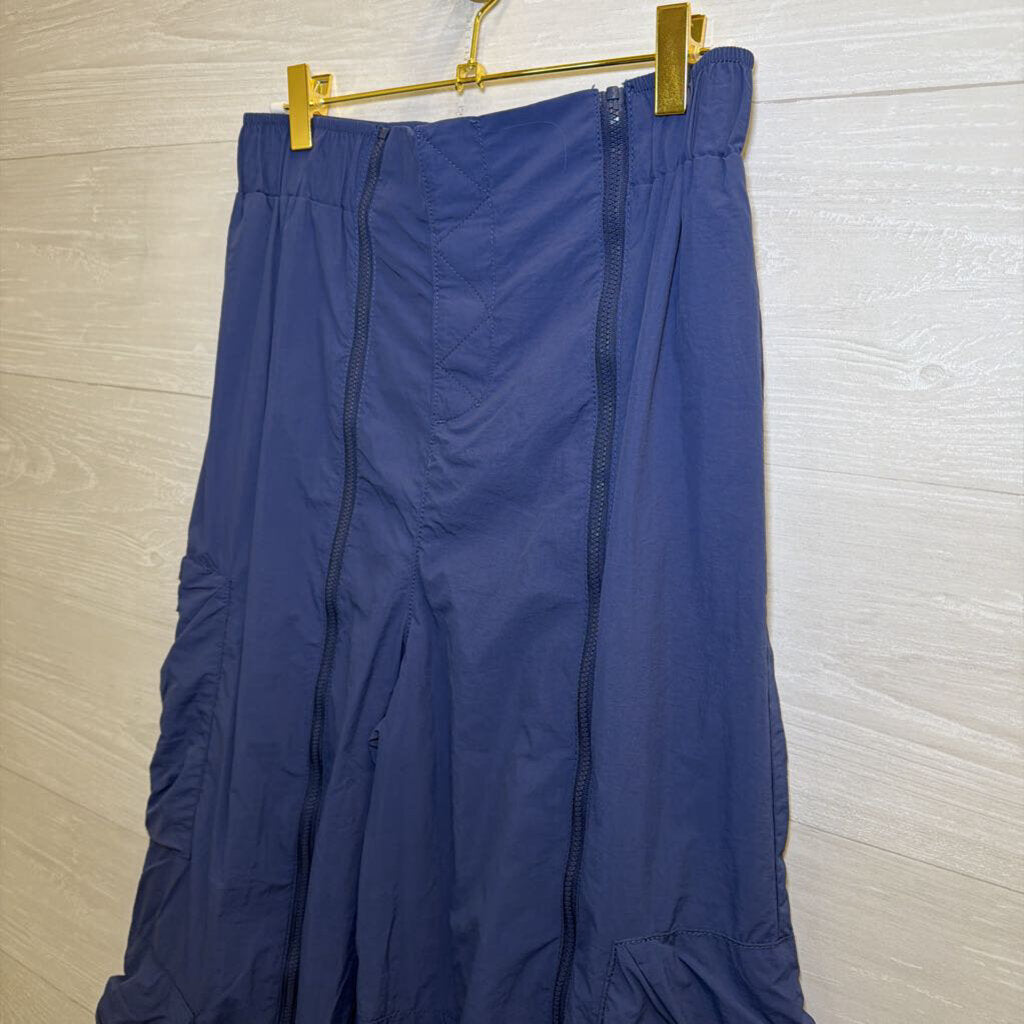 Urban Outfitters Slate Blue Zip Detail Cargo Pants 2