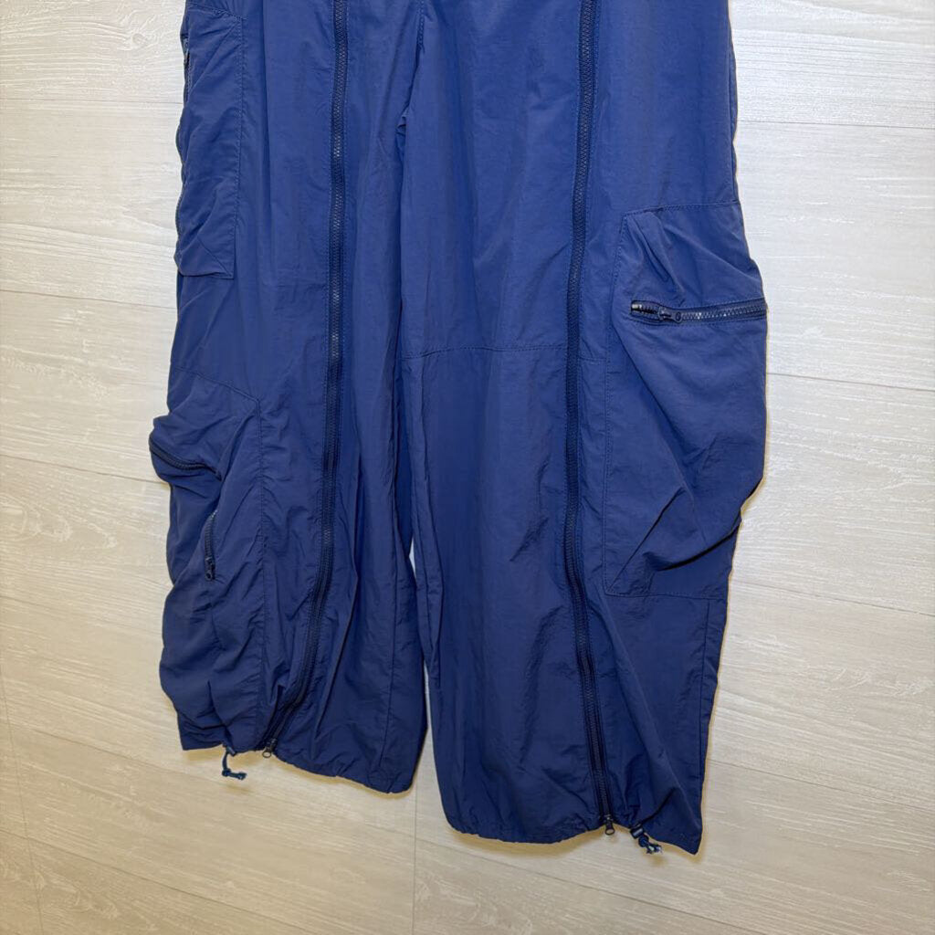 Urban Outfitters Slate Blue Zip Detail Cargo Pants 2