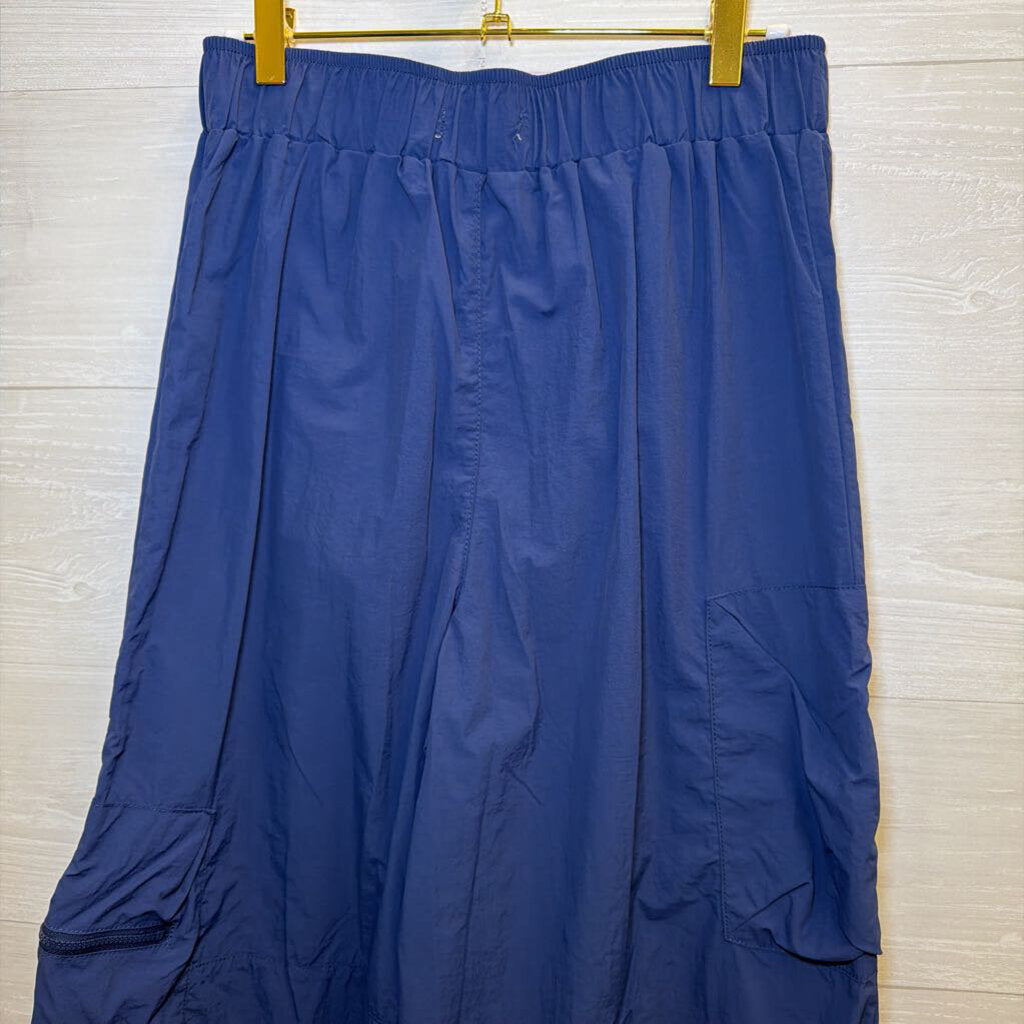 Urban Outfitters Slate Blue Zip Detail Cargo Pants 2