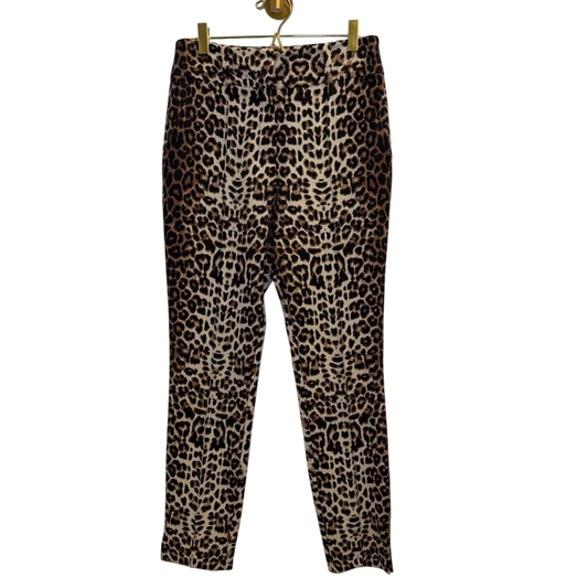 Veronica Beard Leopard Print Tailored Pants 4