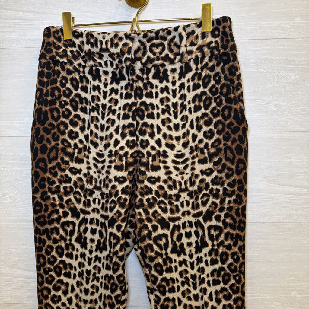 Veronica Beard Leopard Print Tailored Pants 4