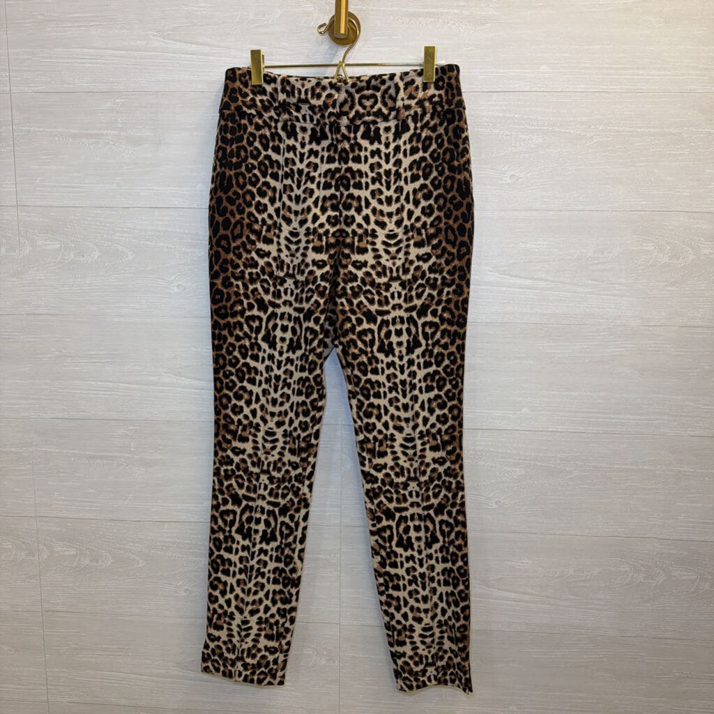 Veronica Beard Leopard Print Tailored Pants 4