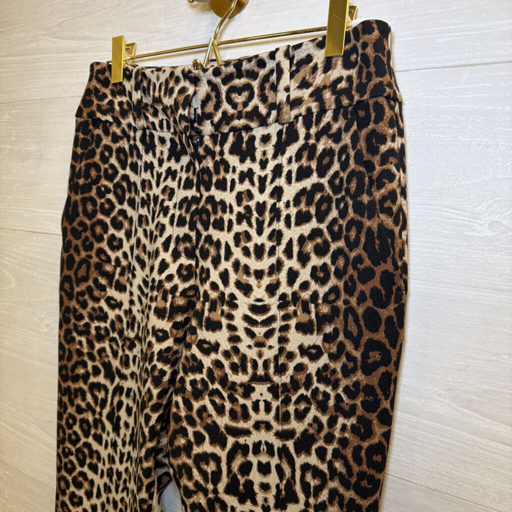 Veronica Beard Leopard Print Tailored Pants 4