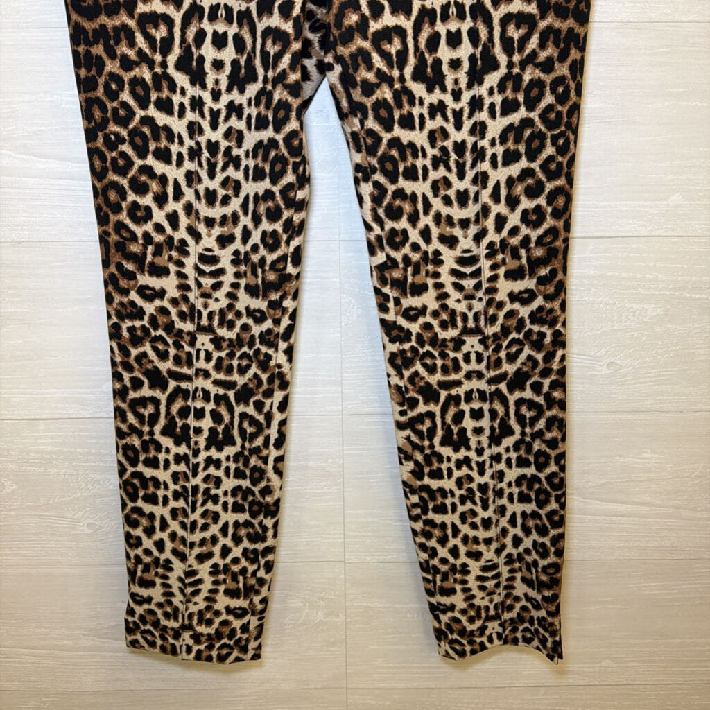 Veronica Beard Leopard Print Tailored Pants 4