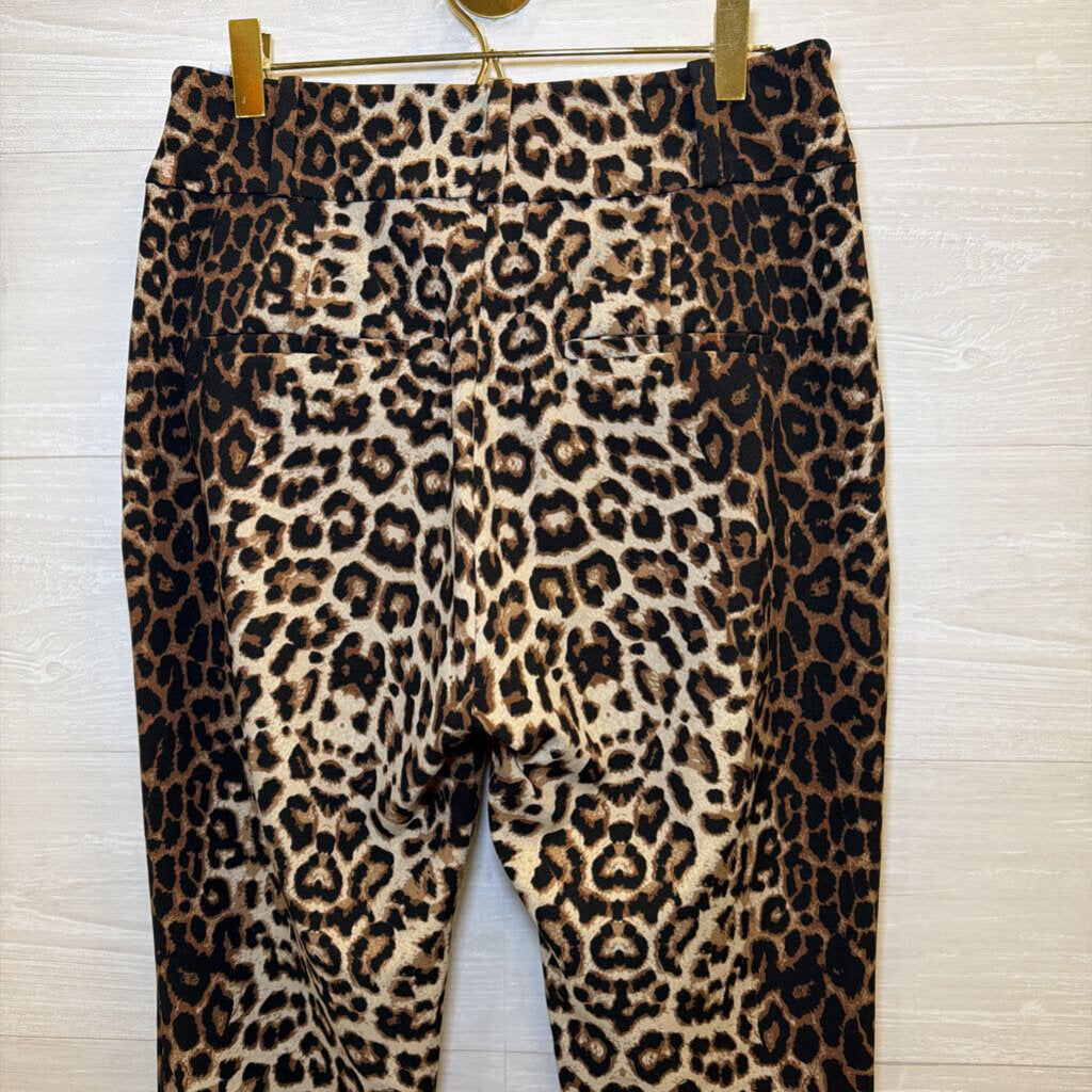 Veronica Beard Leopard Print Tailored Pants 4