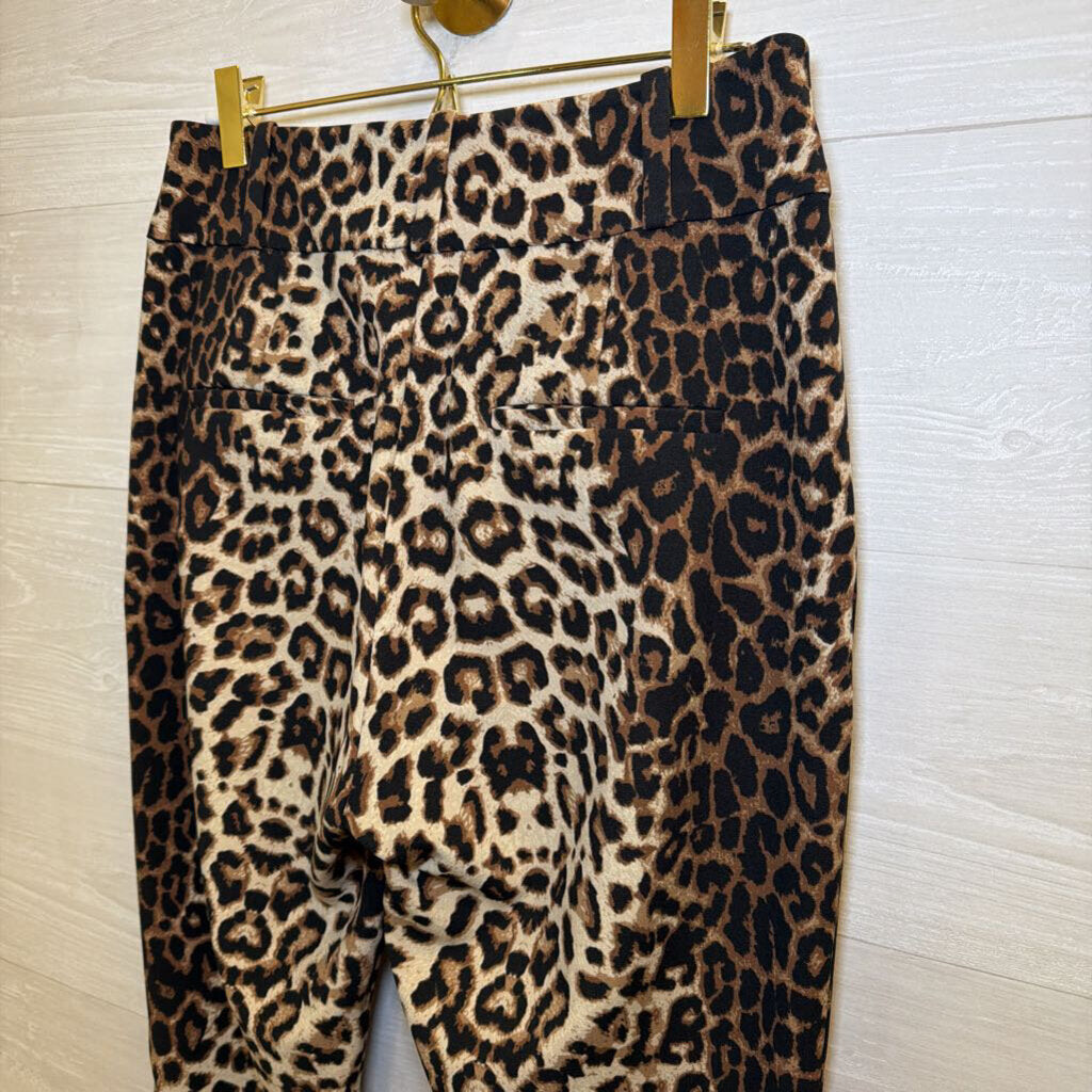 Veronica Beard Leopard Print Tailored Pants 4