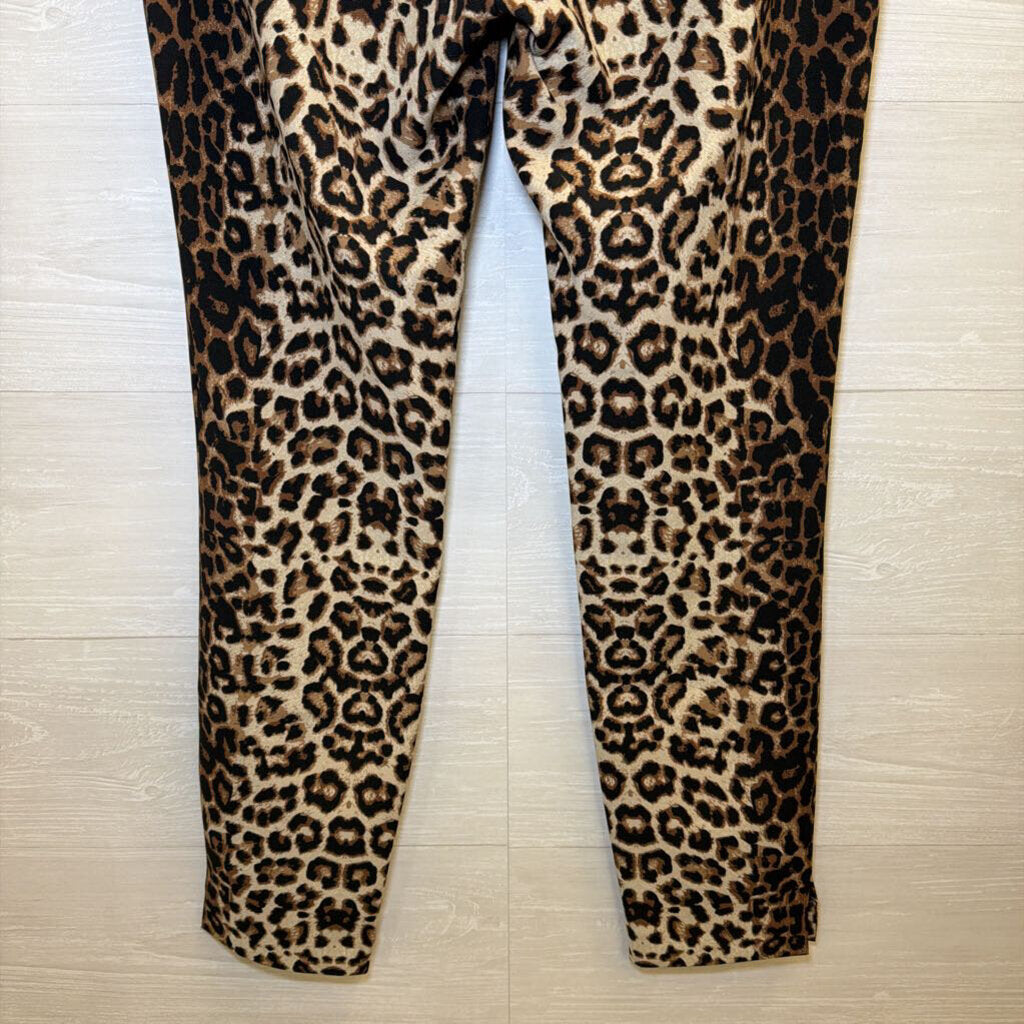 Veronica Beard Leopard Print Tailored Pants 4