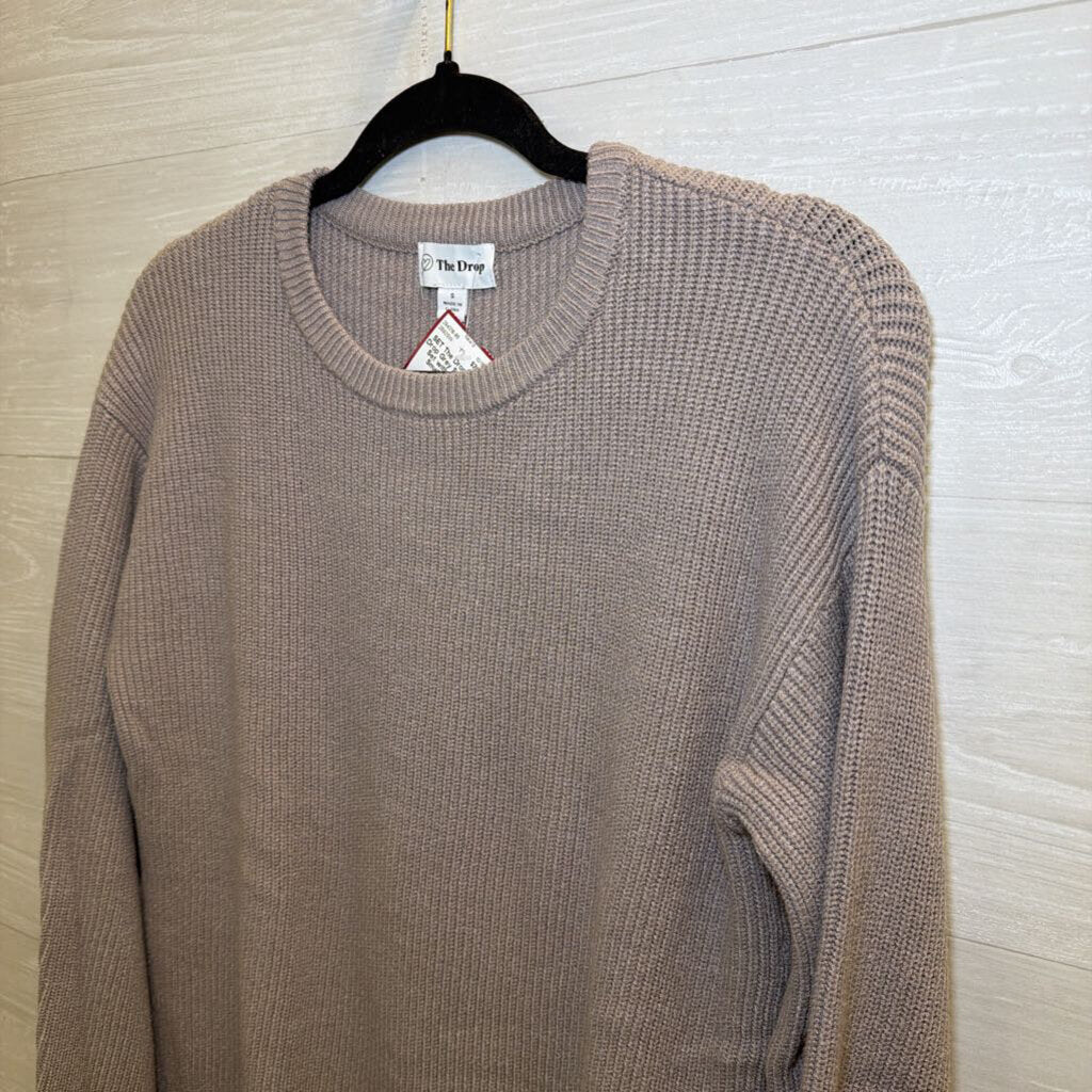 The Drop Grey Sweater Set with Shorts Small