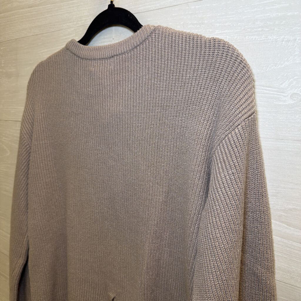 The Drop Grey Sweater Set with Shorts Small