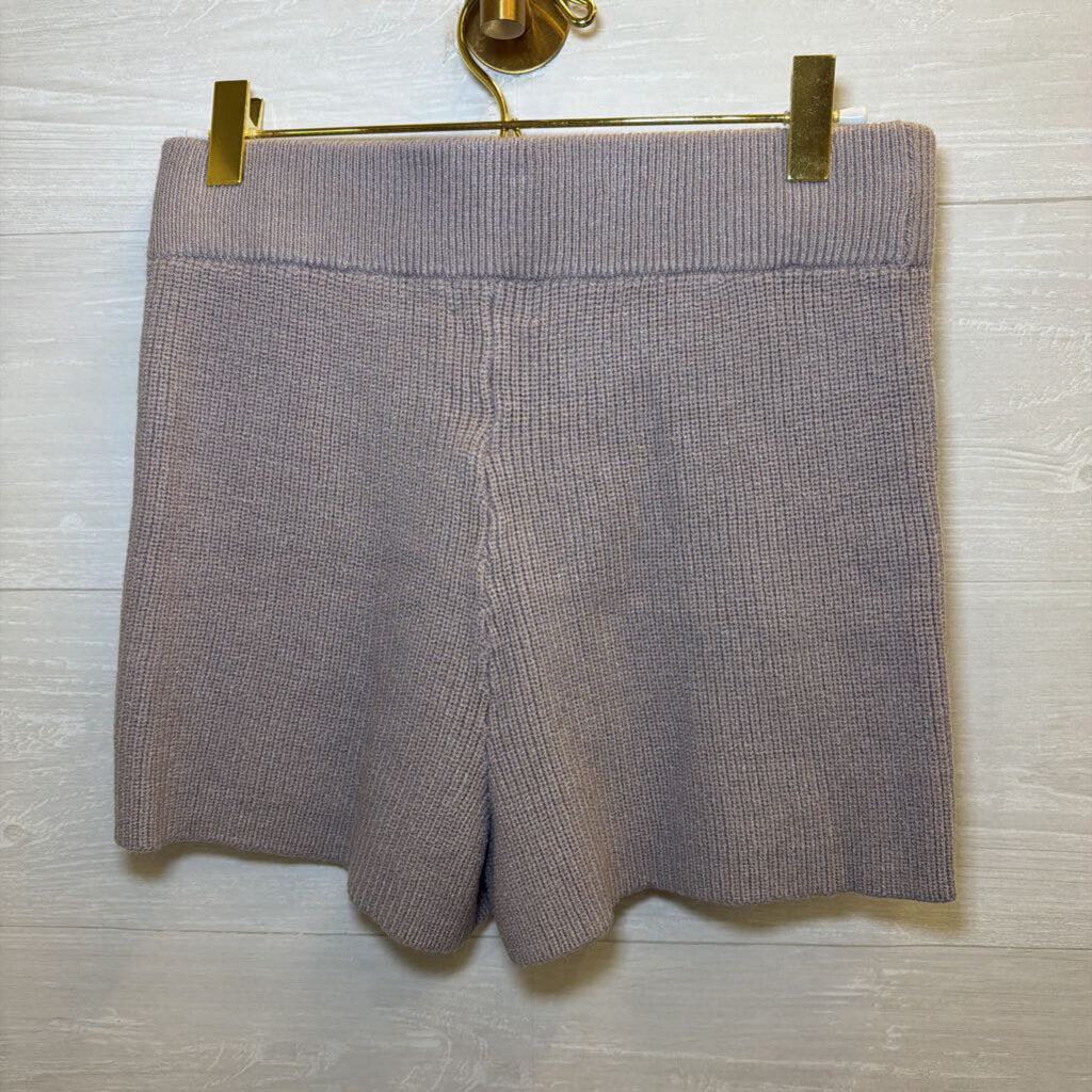 The Drop Grey Sweater Set with Shorts Small