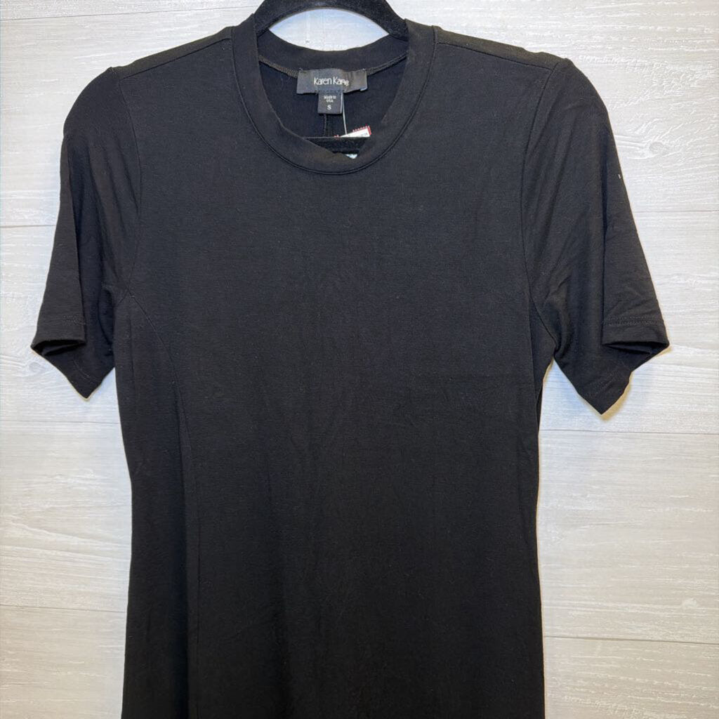 Karen Kane Black Midi Shirt Dress Small