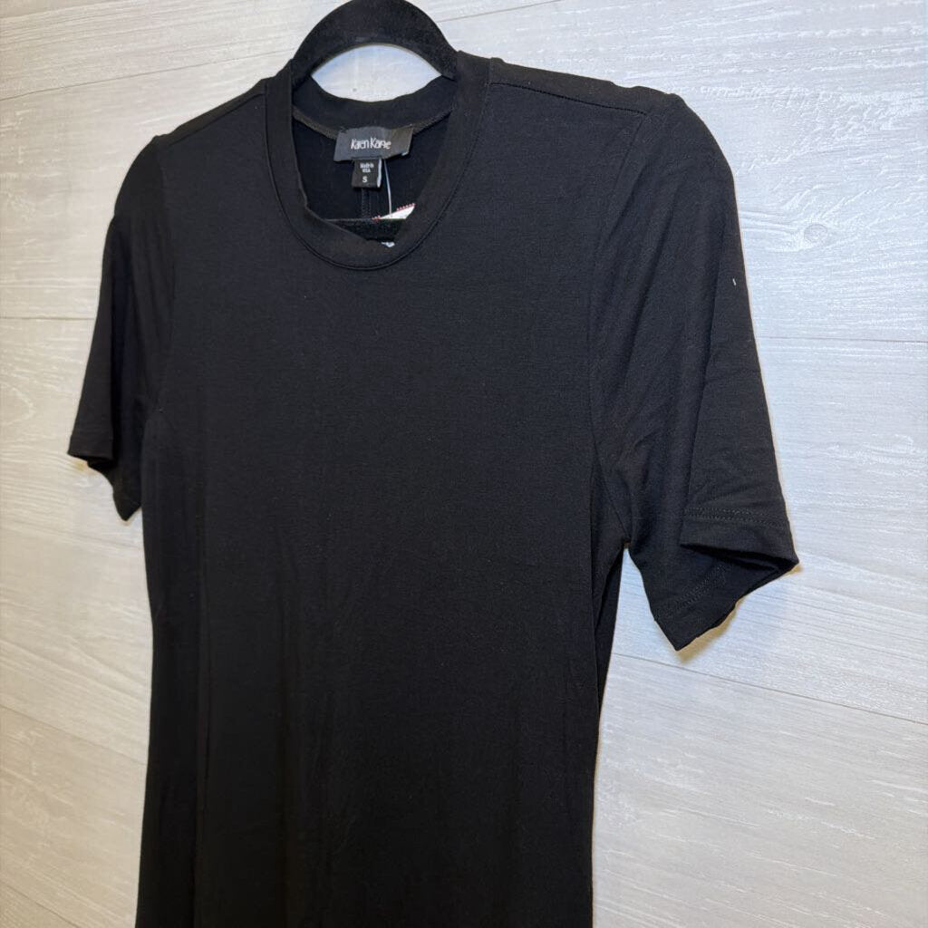 Karen Kane Black Midi Shirt Dress Small