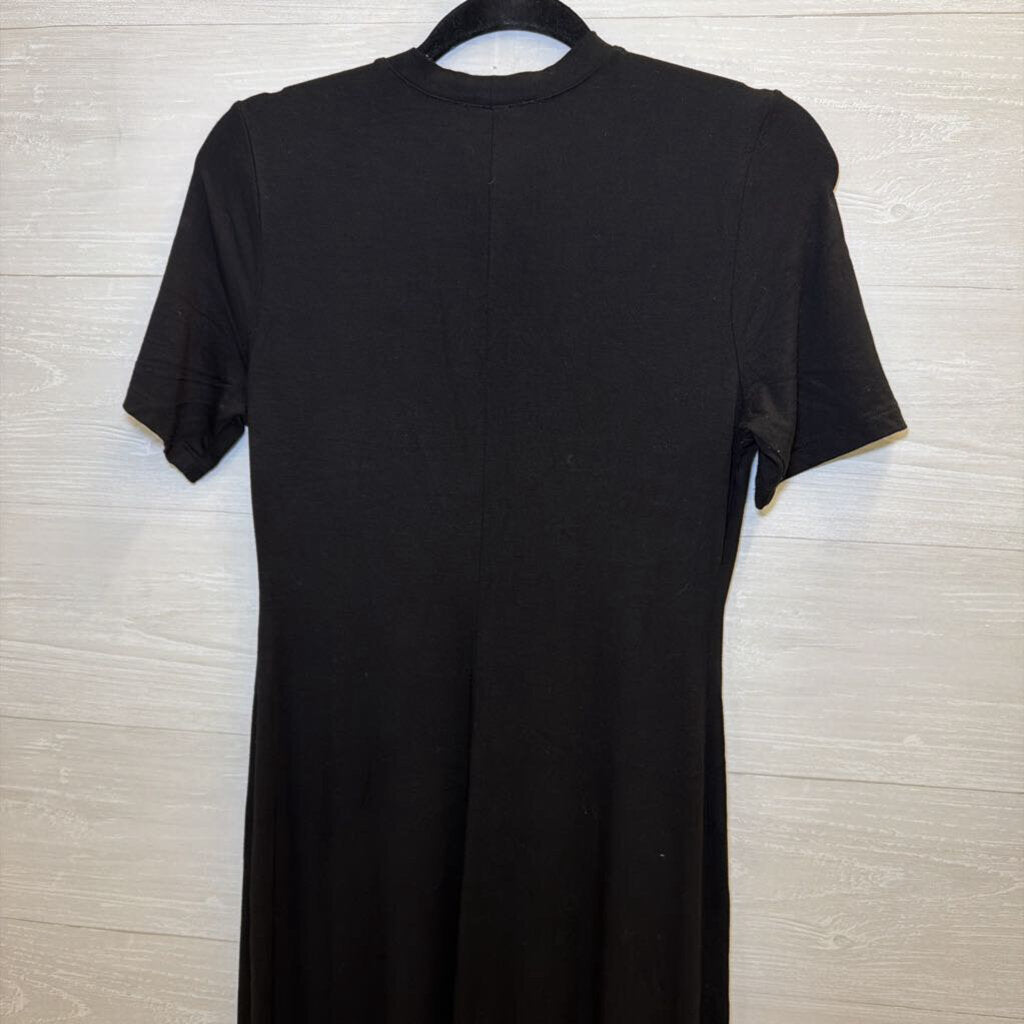 Karen Kane Black Midi Shirt Dress Small