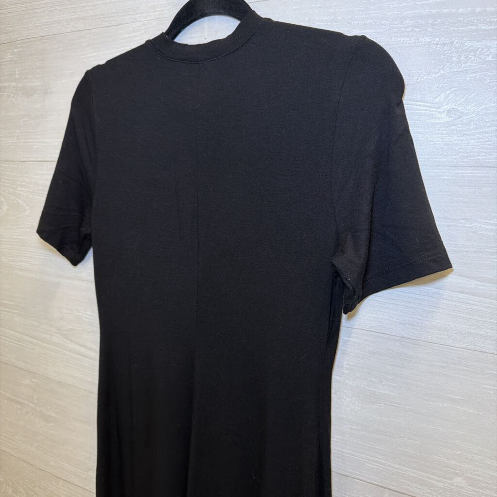 Karen Kane Black Midi Shirt Dress Small