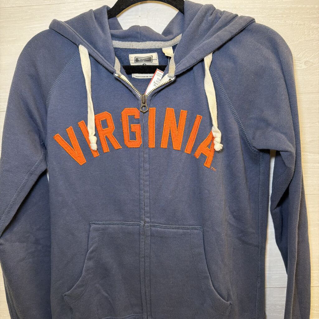 Virginia Zip Up Sweatshirt Small