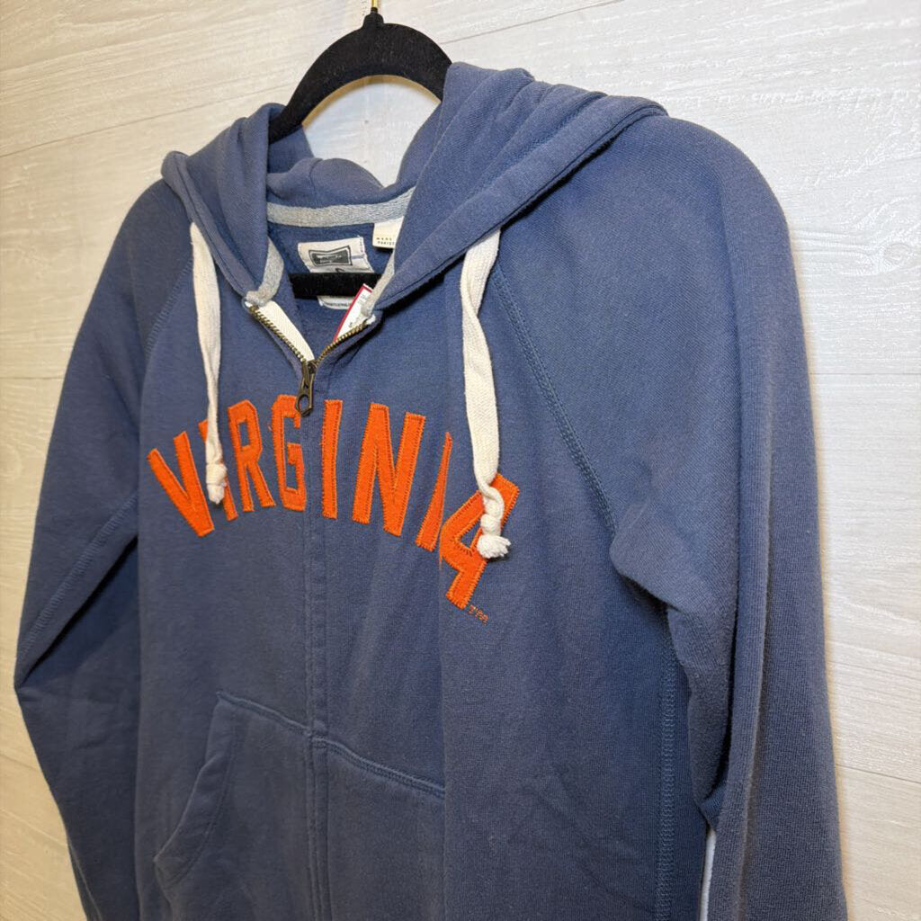 Virginia Zip Up Sweatshirt Small