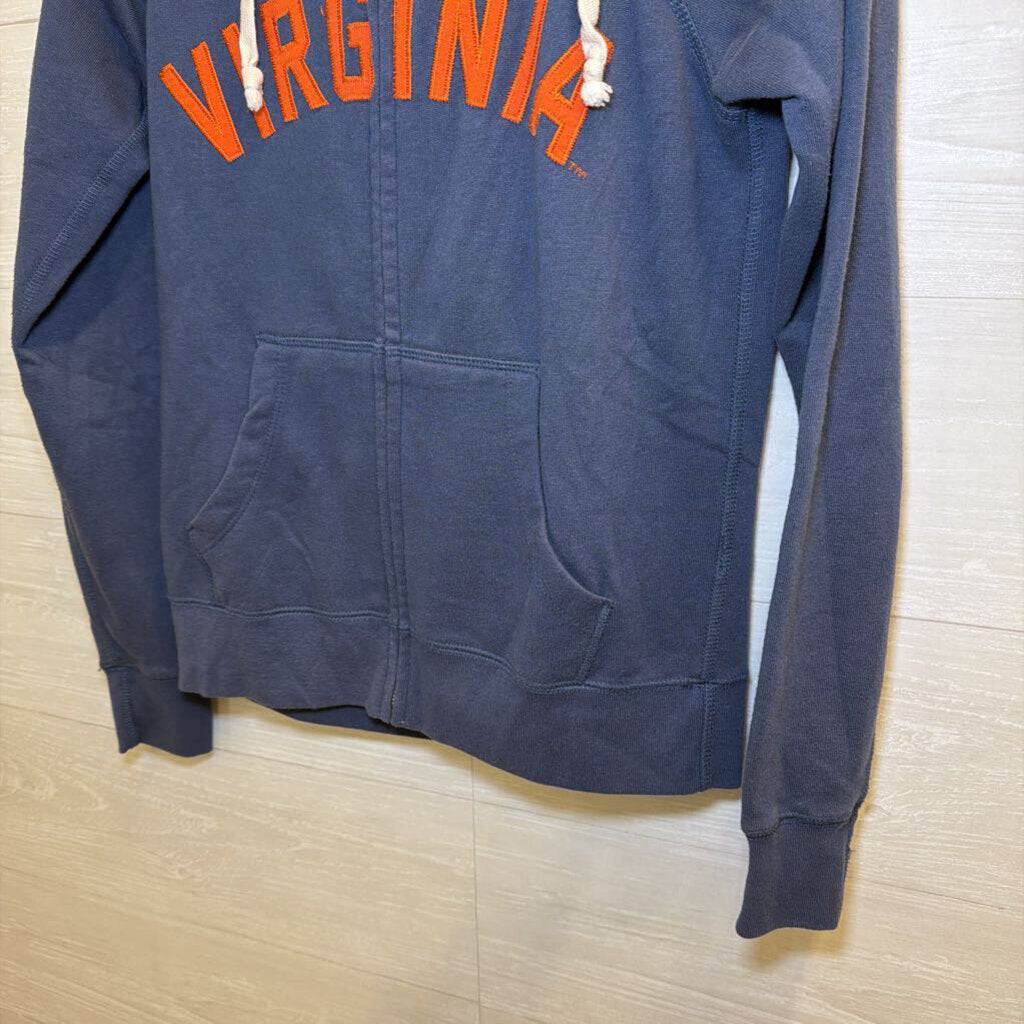 Virginia Zip Up Sweatshirt Small