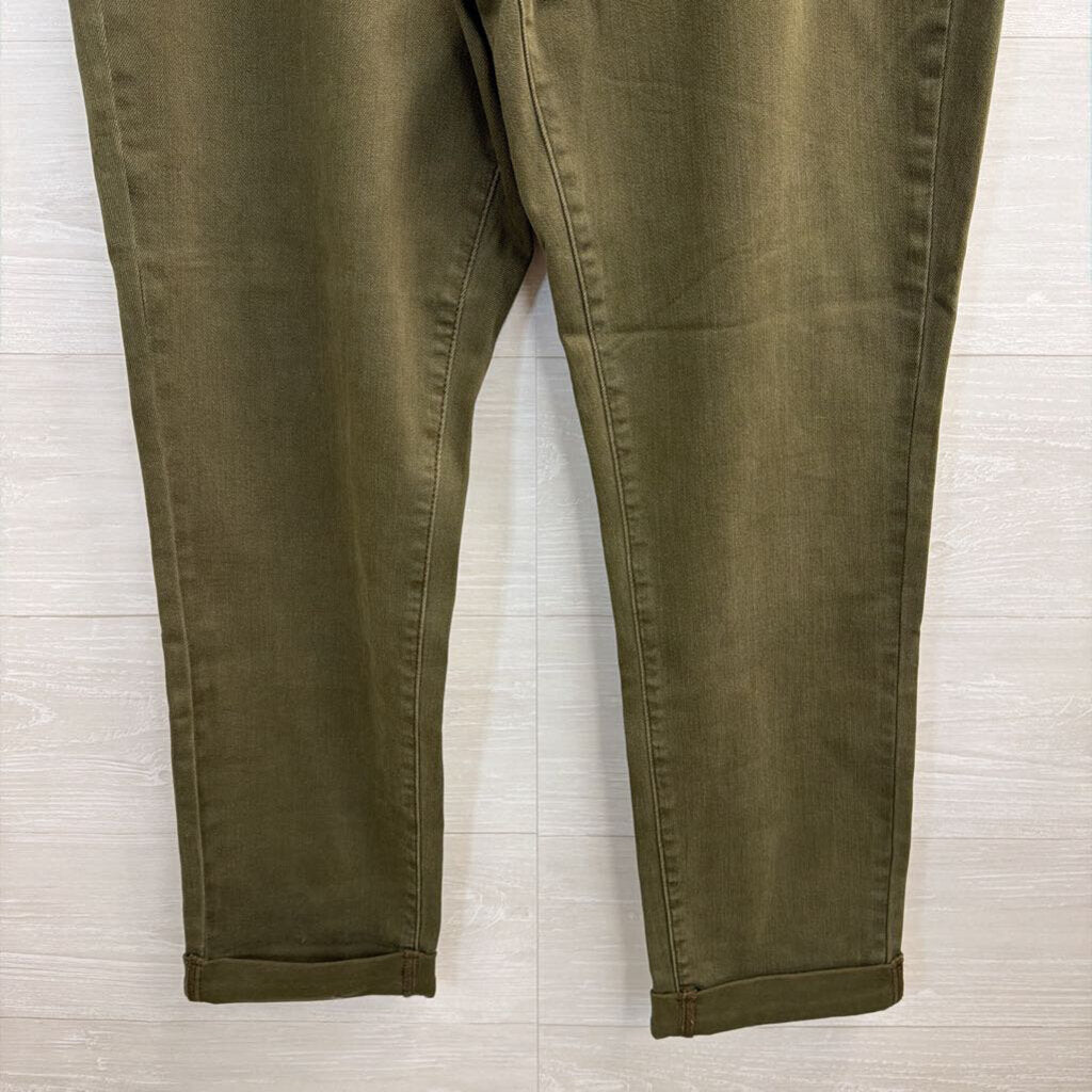 Judy Blue Olive Green Straight Pants NWT 13/31