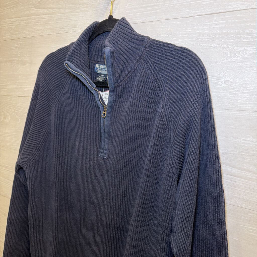 Polo Jeans Navy Quarter Zip Large