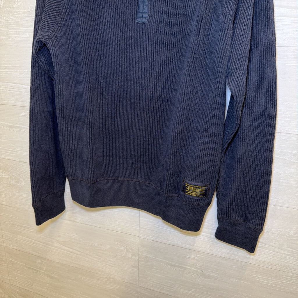 Polo Jeans Navy Quarter Zip Large