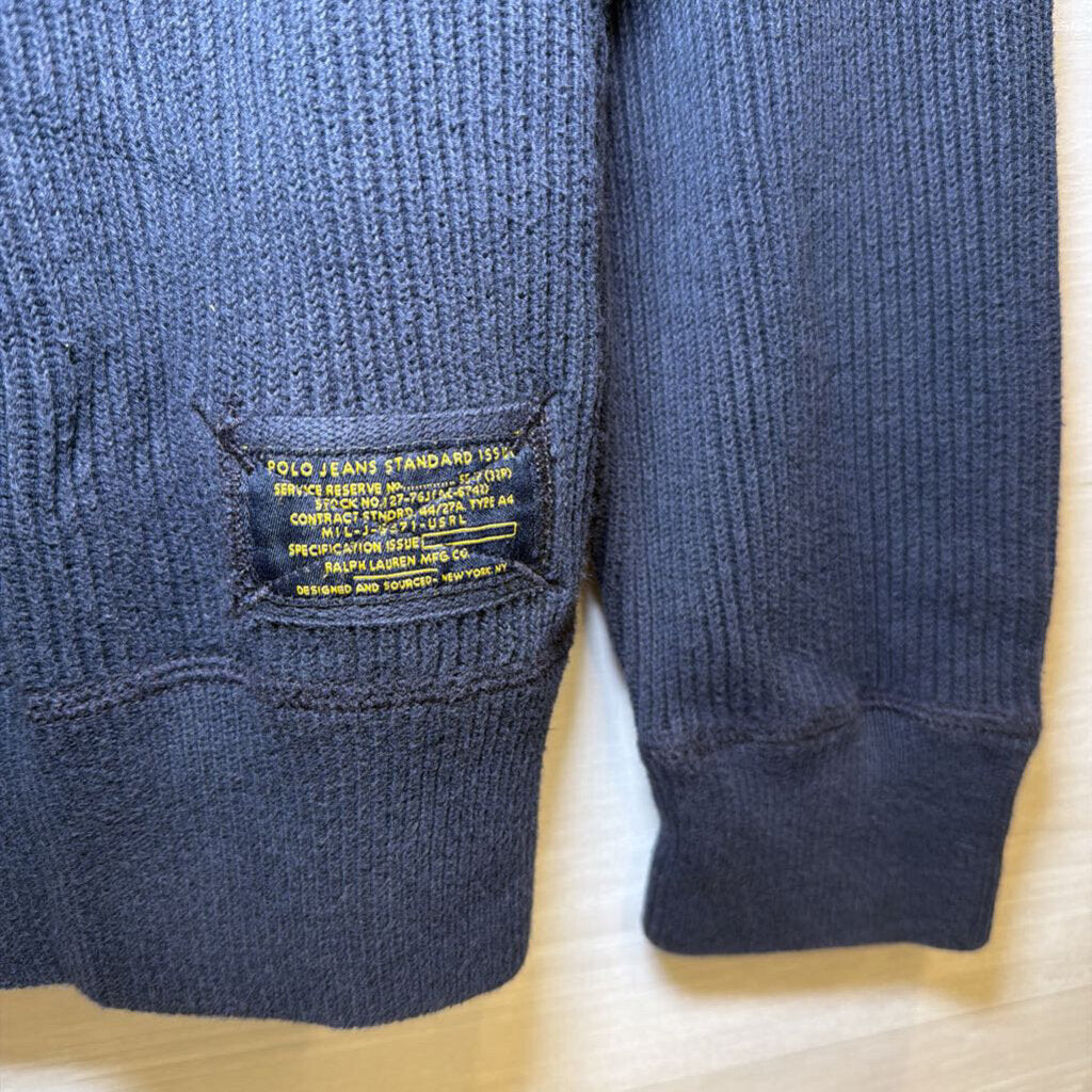 Polo Jeans Navy Quarter Zip Large