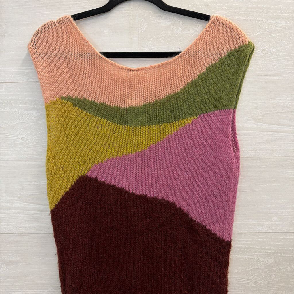 Free People Multicolor Sweater Tunic Extra Small