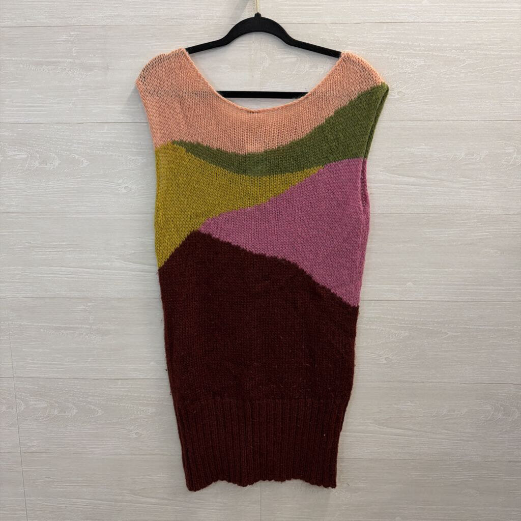 Free People Multicolor Sweater Tunic Extra Small