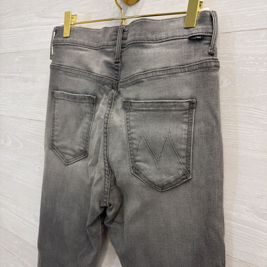 Mother Grey Skinny Jeans 27