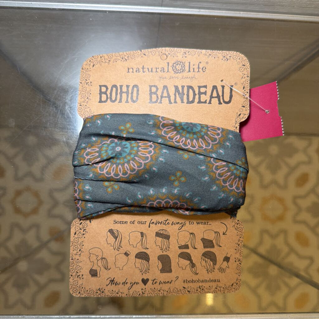 Natural Life Printed Boho Bandeau Headband