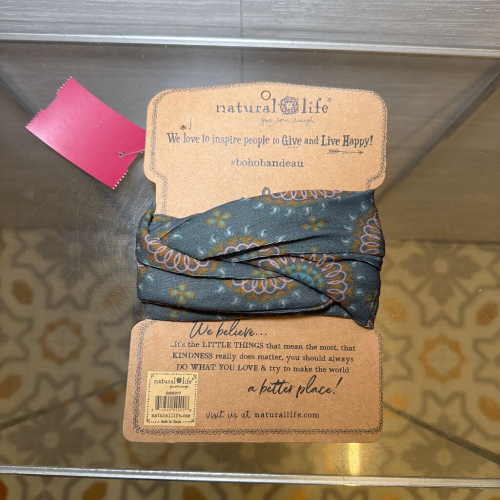 Natural Life Printed Boho Bandeau Headband
