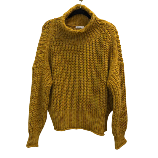 Mustard Yellow Chunky Knit Sweater Large