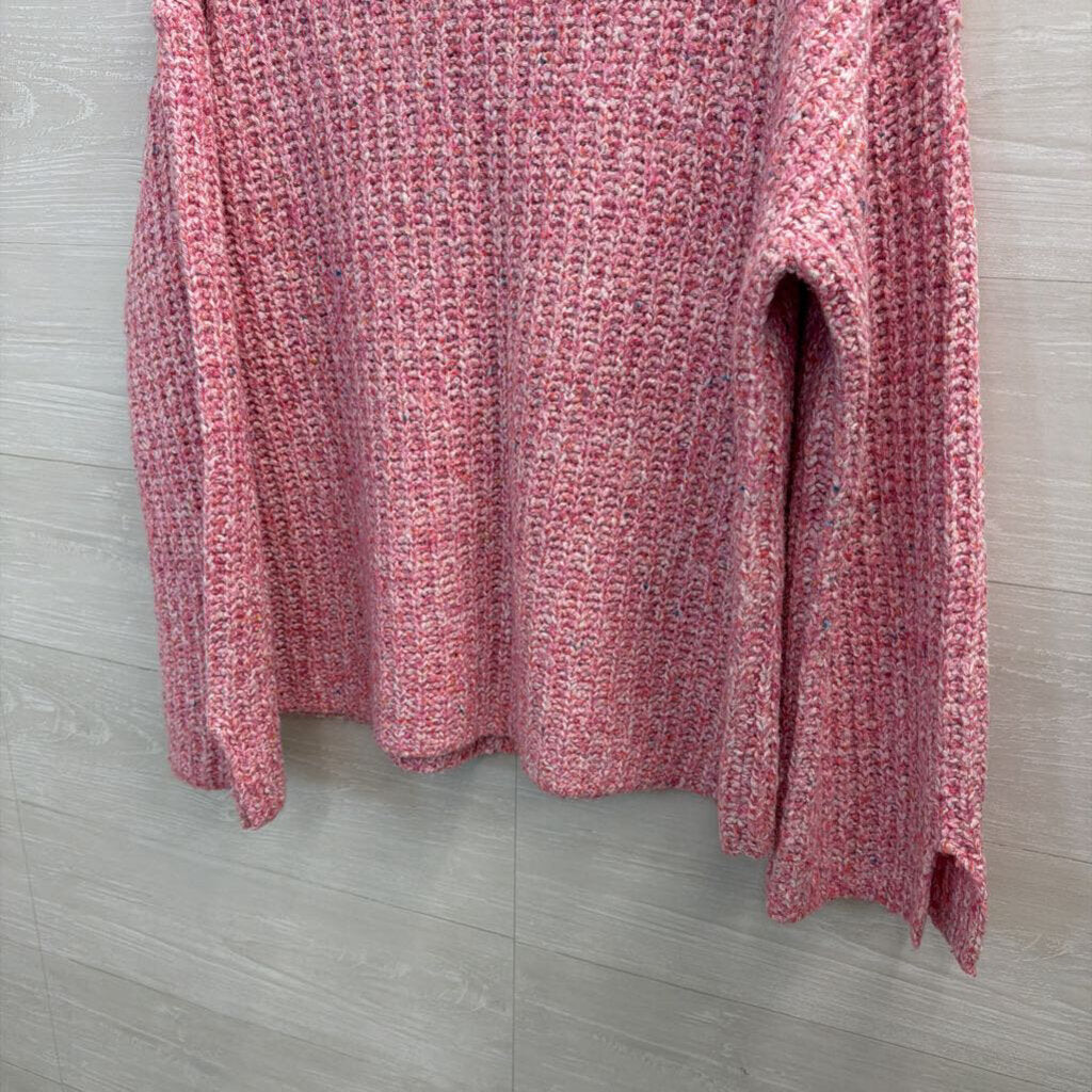 Loft Pink Knit Sweater Large