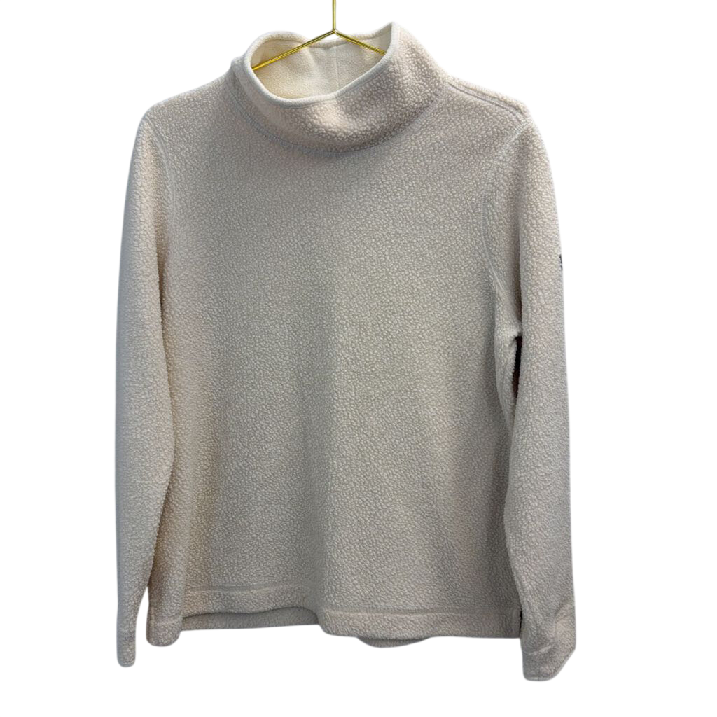 LL Bean Sherpa Mockneck Pullover Large