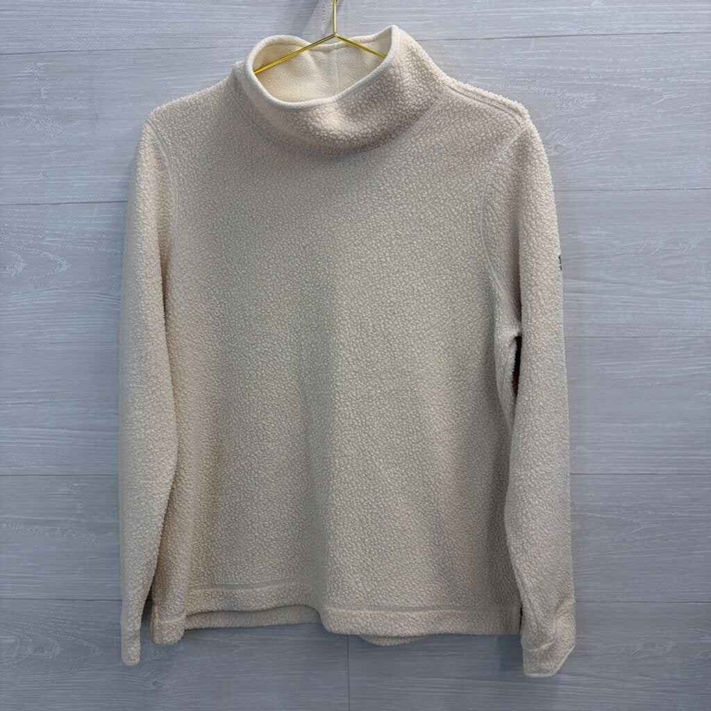LL Bean Sherpa Mockneck Pullover Large