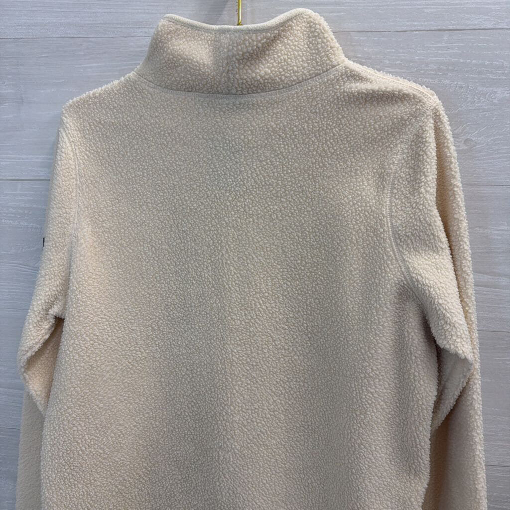 LL Bean Sherpa Mockneck Pullover Large
